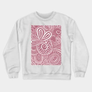 Dusty Rose Pina Swirls Crewneck Sweatshirt